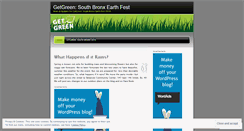Desktop Screenshot of getgreensouthbronx.wordpress.com