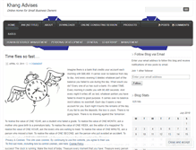 Tablet Screenshot of khangadvises.wordpress.com