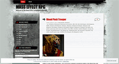 Desktop Screenshot of masseffectrpge.wordpress.com