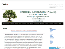 Tablet Screenshot of concordwest.wordpress.com