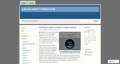 Desktop Screenshot of ablogaboutthings.wordpress.com