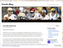 Tablet Screenshot of frito4.wordpress.com