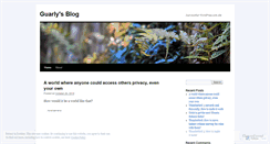 Desktop Screenshot of guarly.wordpress.com