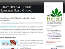 Tablet Screenshot of obatherbaluntukpenyakitbatuginjal.wordpress.com