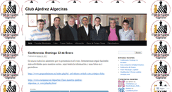 Desktop Screenshot of clubajedrezalgeciras.wordpress.com