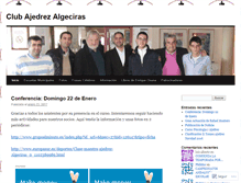 Tablet Screenshot of clubajedrezalgeciras.wordpress.com