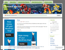 Tablet Screenshot of pokemonmega.wordpress.com