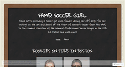 Desktop Screenshot of famegirlsworldcupblog.wordpress.com