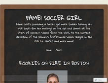 Tablet Screenshot of famegirlsworldcupblog.wordpress.com