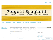 Tablet Screenshot of forgettispaghetti.wordpress.com