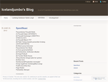 Tablet Screenshot of icelandjumbo.wordpress.com