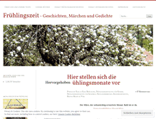 Tablet Screenshot of fruehlingsgeschichten.wordpress.com