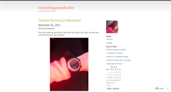 Desktop Screenshot of clumsyhappyandactive.wordpress.com