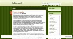 Desktop Screenshot of knjizevnost.wordpress.com