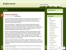 Tablet Screenshot of knjizevnost.wordpress.com