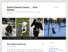 Tablet Screenshot of cardioandcanines.wordpress.com