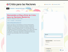 Tablet Screenshot of cristoparalasnaciones.wordpress.com