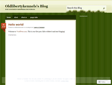 Tablet Screenshot of oldlibertykennels.wordpress.com