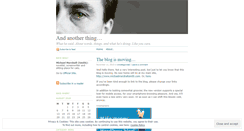 Desktop Screenshot of michaelmarshallsmith.wordpress.com