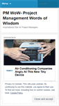 Mobile Screenshot of pmwow.wordpress.com