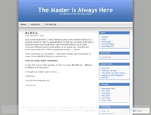Tablet Screenshot of mastersolace.wordpress.com