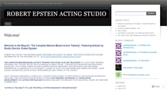 Desktop Screenshot of completeactorstraining.wordpress.com
