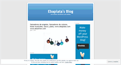 Desktop Screenshot of ebaplata.wordpress.com