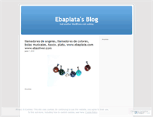 Tablet Screenshot of ebaplata.wordpress.com