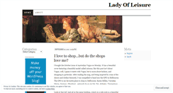 Desktop Screenshot of leisurelylady.wordpress.com