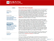Tablet Screenshot of fixmypcfree.wordpress.com