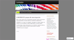 Desktop Screenshot of contrastesinvestigacion.wordpress.com