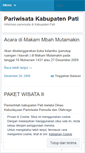 Mobile Screenshot of pariwisatapati.wordpress.com