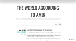 Desktop Screenshot of amin245.wordpress.com