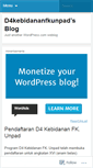 Mobile Screenshot of d4kebidananfkunpad.wordpress.com