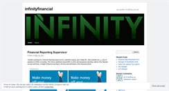 Desktop Screenshot of infinityfinancial.wordpress.com