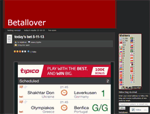 Tablet Screenshot of betallover.wordpress.com