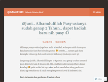 Tablet Screenshot of bangfikri.wordpress.com