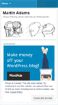 Mobile Screenshot of martinadams.wordpress.com
