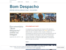 Tablet Screenshot of docbomdespacho.wordpress.com