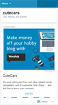 Mobile Screenshot of cutecars.wordpress.com
