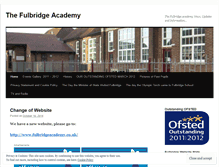 Tablet Screenshot of fulbridgeprimaryschool.wordpress.com