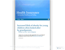 Tablet Screenshot of healthinsurance101.wordpress.com