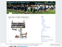 Tablet Screenshot of europascoutsgent.wordpress.com
