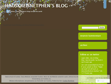 Tablet Screenshot of hauskreisnetphen.wordpress.com