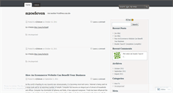 Desktop Screenshot of n20eleven.wordpress.com