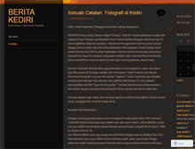 Tablet Screenshot of beritakediri.wordpress.com