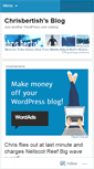 Mobile Screenshot of chrisbertish.wordpress.com