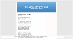 Desktop Screenshot of preacher314.wordpress.com