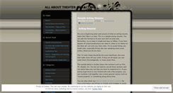 Desktop Screenshot of 3act.wordpress.com