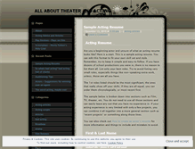 Tablet Screenshot of 3act.wordpress.com